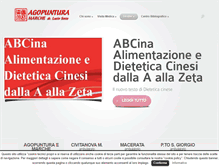 Tablet Screenshot of agopunturamarche.it